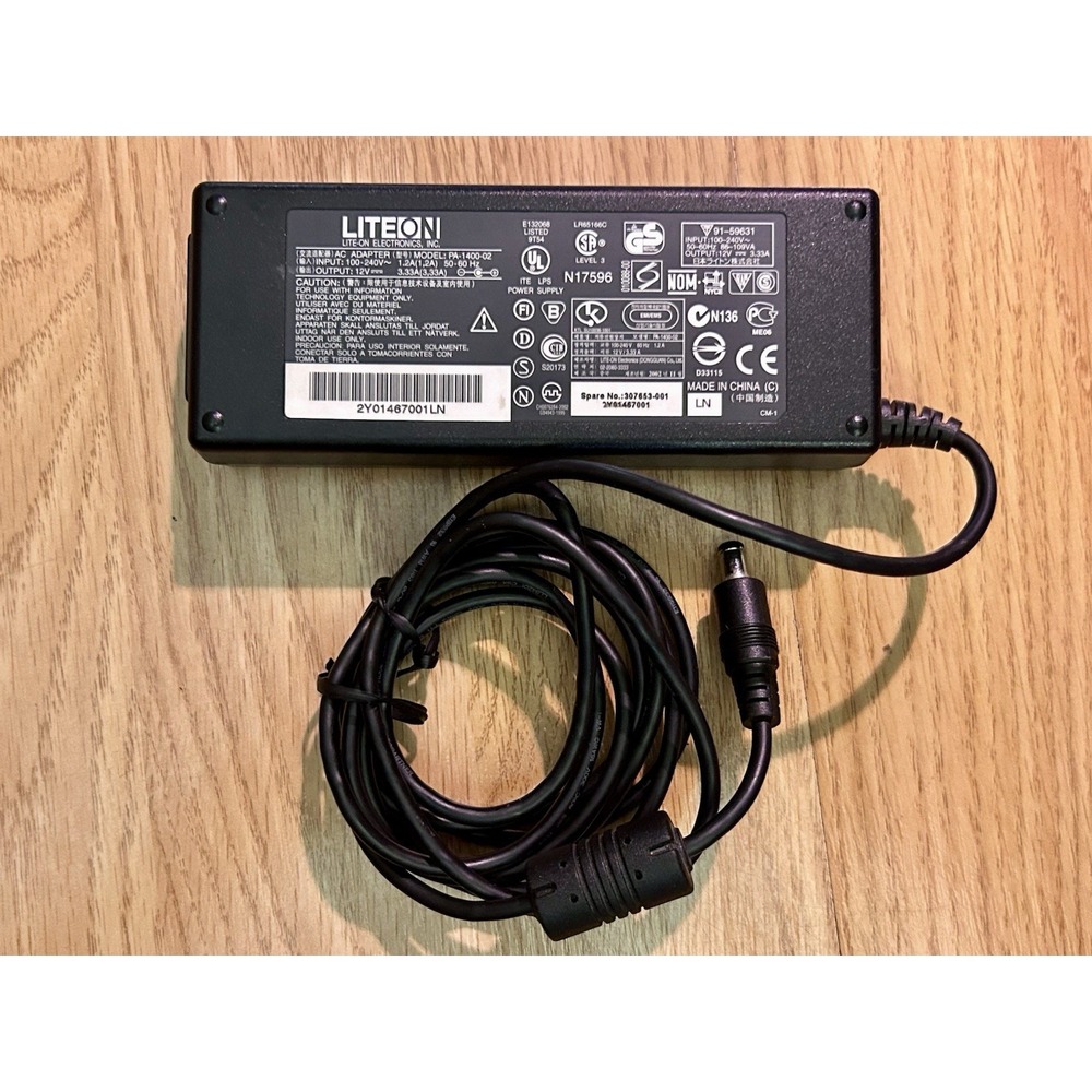 LITEON Power Supply AC Adapter OEM PA-1400-02 12V 3.33A 40W 5.5 mm NO WALL CORD